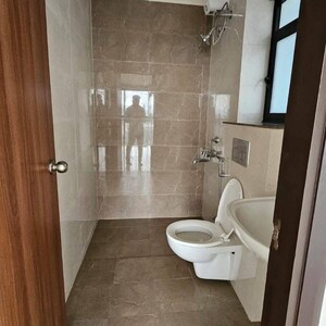 Bathroom in 3 BHK Apartment at Duville Riverdale Residences, Santipur – for Rent