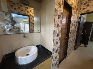 Bathroom in 3 BHK Apartment at Sudarshan Sky Garden, Ghodbunder Road – for Sale