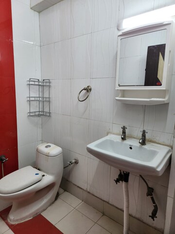 Bathroom in 2 BHK Apartment at Sector 17 Dwarka – for Rent