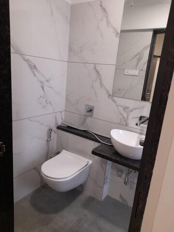 Bathroom in 2 BHK Apartment at Shubham Trident, Chembur – for Rent
