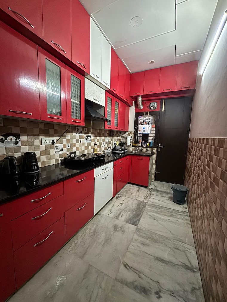 Kitchen, bpl-apartments 1 RK 350 Sq.Ft. Builder Floor In Sector 48 Gurgaon 9191968