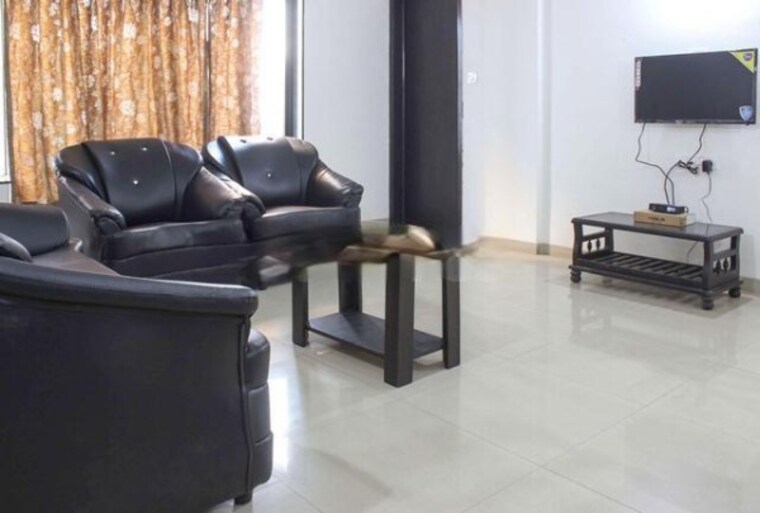 Living Room, kumar-palmgrove 3 Bedroom 1450 Sq.Ft. Apartment In Kondhwa Pune 9193677