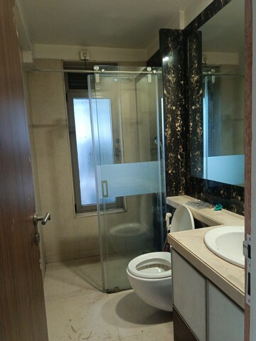 Bathroom in 2.5 BHK Apartment at Wadhwa The Address Boulevard, Ghatkopar West – for Rent