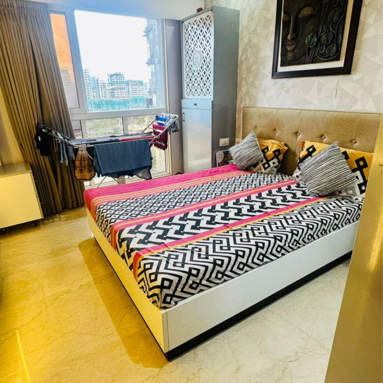 Bedroom, platinum-life 3 Bedroom 900 Sq.Ft. Apartment In Munshi Nagar Mumbai 9193818