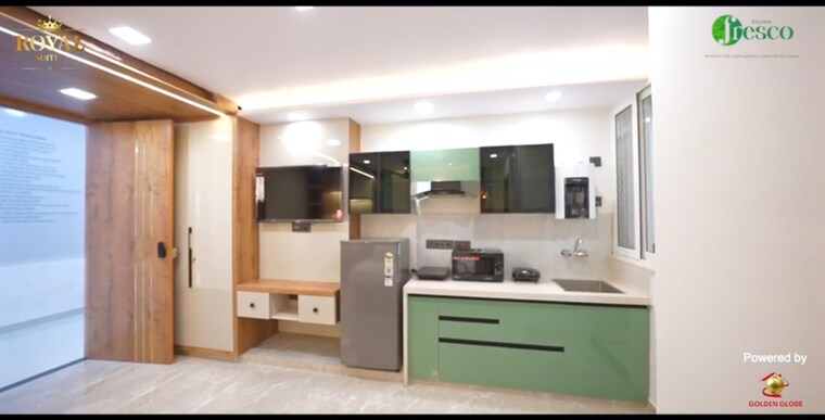Kitchen, skyline-fresco Studio 680 Sq.Ft. Apartment In Bhakrota Jaipur 9193999