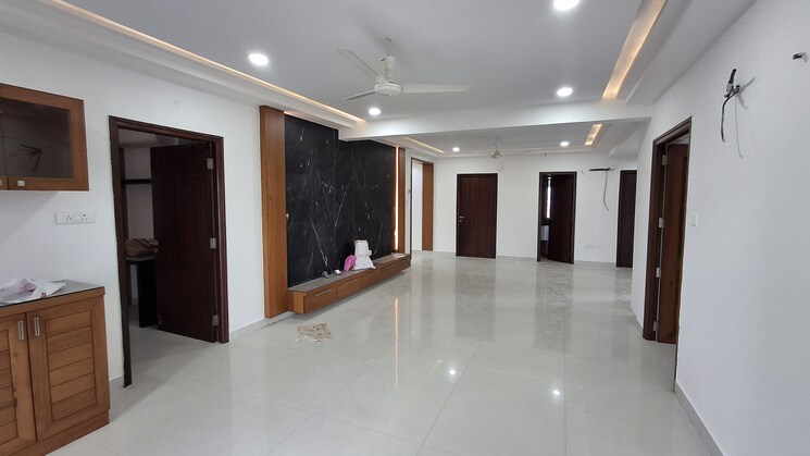 Living Room, movie-towers 3 Bedroom 2615 Sq.Ft. Apartment In Kokapet Hyderabad 9194107