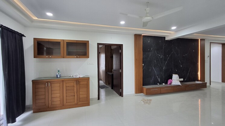 Living Room, movie-towers 3 Bedroom 2615 Sq.Ft. Apartment In Kokapet Hyderabad 9194107