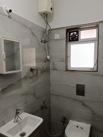 Bathroom in 1 BHK Apartment at DGS Sheetal Dwar, Malad East – for Rent