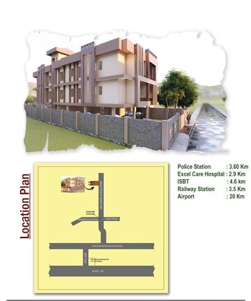3 BHK Apartment – Exterior View View at Boragaon - for Sale