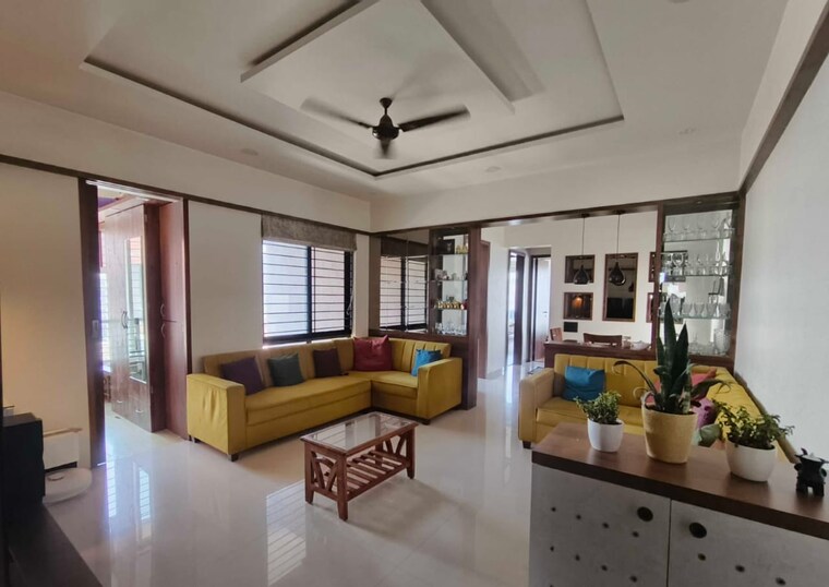 Living Room, pinnacle-cottage-close 2 Bedroom 1109 Sq.Ft. Apartment In Sinhagad Road Pune 9194002
