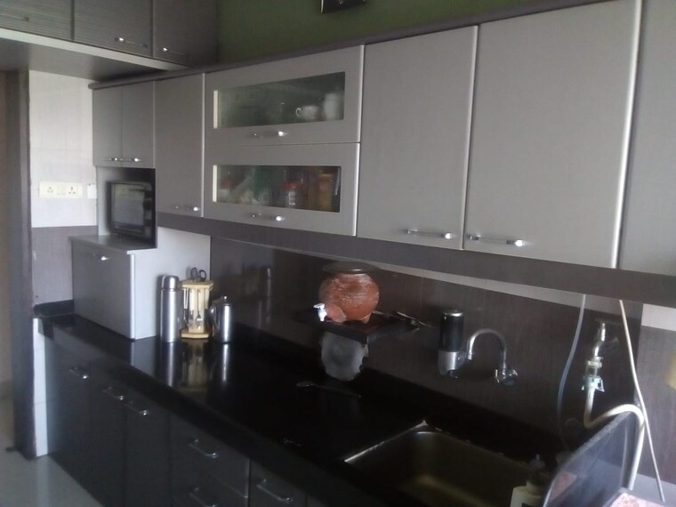 Kitchen, happy-valley 4 Bedroom 1650 Sq.Ft. Apartment In Manpada Thane 9194015