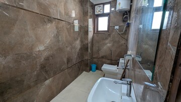 Bathroom in 4 BHK Builder Floor at Saket – for Rent