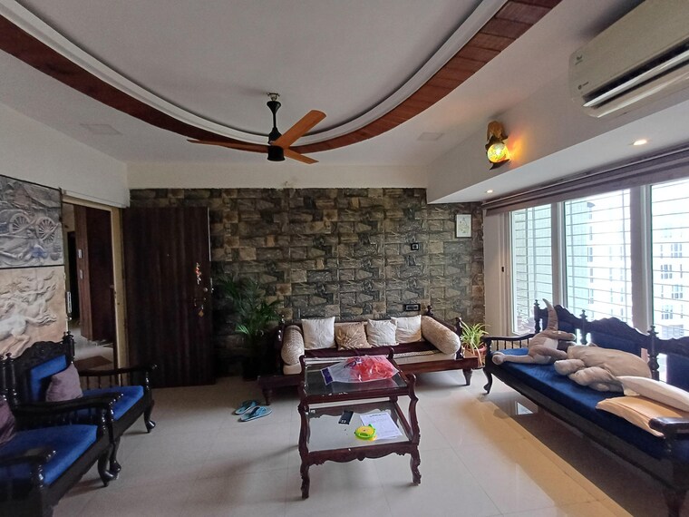Living Room, yashvasin-chs-ltd 2 Bedroom 1246 Sq.Ft. Apartment In Kharghar Navi Mumbai 9194060