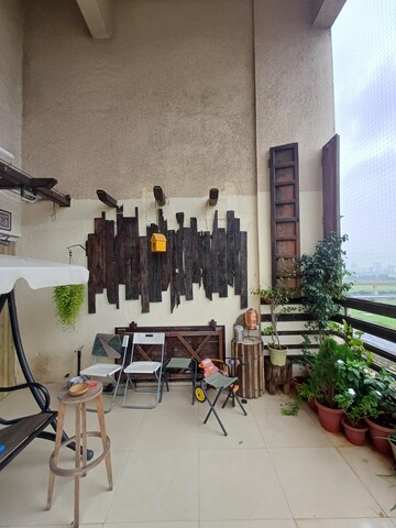 Balcony in 2 BHK Apartment at Yashvasin CHS Ltd, Kharghar – for Sale