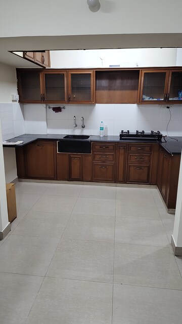 Kitchen in 2 BHK Apartment at Rustam Bagh Layout – for Rent