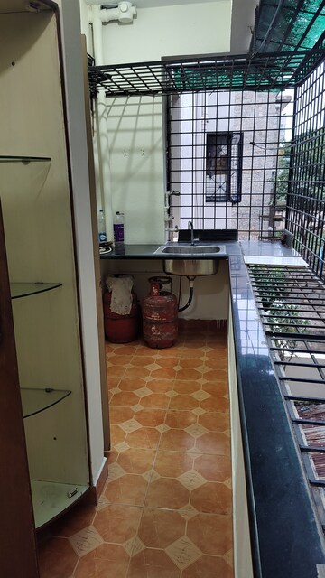 Balcony in 2 BHK Apartment at Rustam Bagh Layout – for Rent