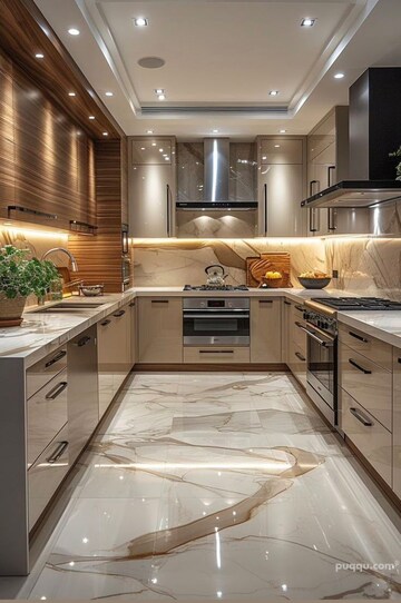 Kitchen in 4 BHK Villa at Bommasandra Industrial Estate – for Sale