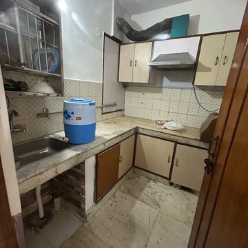 Kitchen in 2 BHK Builder Floor at Kotla Mubarakpur – for Rent