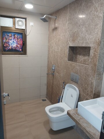 Bathroom in 3 BHK Apartment at Celestia Spaces, Parel – for Rent