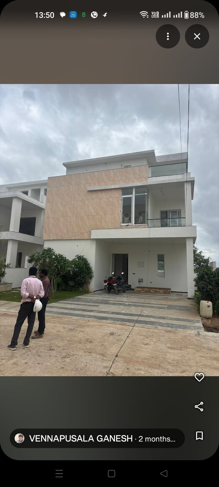 Exterior View, hallmark-nature-nest 3 Bedroom 2745 Sq.Ft. Villa In Kollur Hyderabad 9194543
