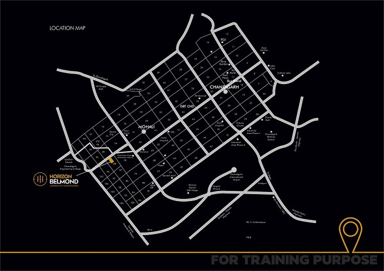 Map Location, sector 88 3 Bedroom 2606 Sq.Ft. Apartment In Sector 88 Mohali 9194637