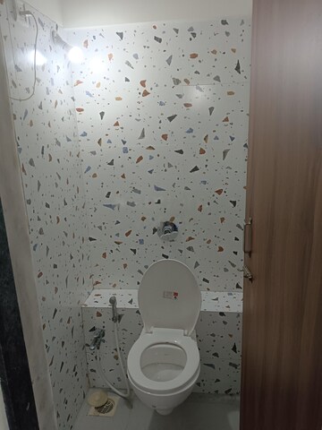Bathroom in 1 BHK Apartment at Raunak Residency Thane, Pokhran Road No One – for Rent
