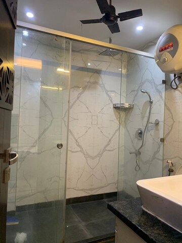 Bathroom in 3 BHK Builder Floor at Paschim Vihar – for Rent