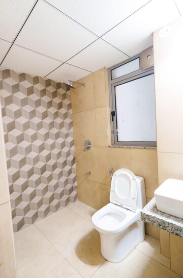 Bathroom in 2 BHK Apartment at Vartak Nagar – for Rent