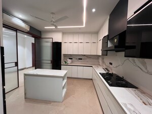 Kitchen in 4 BHK Builder Floor at Ansal Sushant Lok I, Sector 43 – for Rent