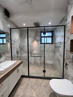 Kitchen in 4 BHK Builder Floor at Ansal Sushant Lok I, Sector 43 – for Rent