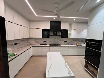 Kitchen in 4 BHK Builder Floor at Ansal Sushant Lok I, Sector 43 – for Rent