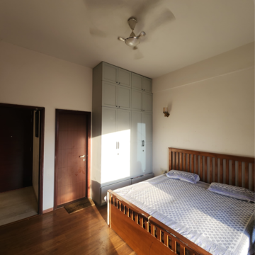 Bedroom in 3.5 BHK Apartment at Adani Samsara, Sector 60 – for Rent
