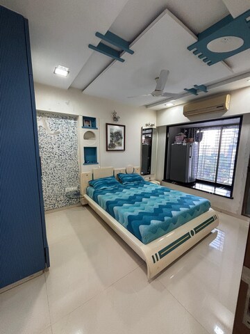 Bedroom in 3 BHK Apartment at Ansal Whispering Meadows, Mulund West – for Rent