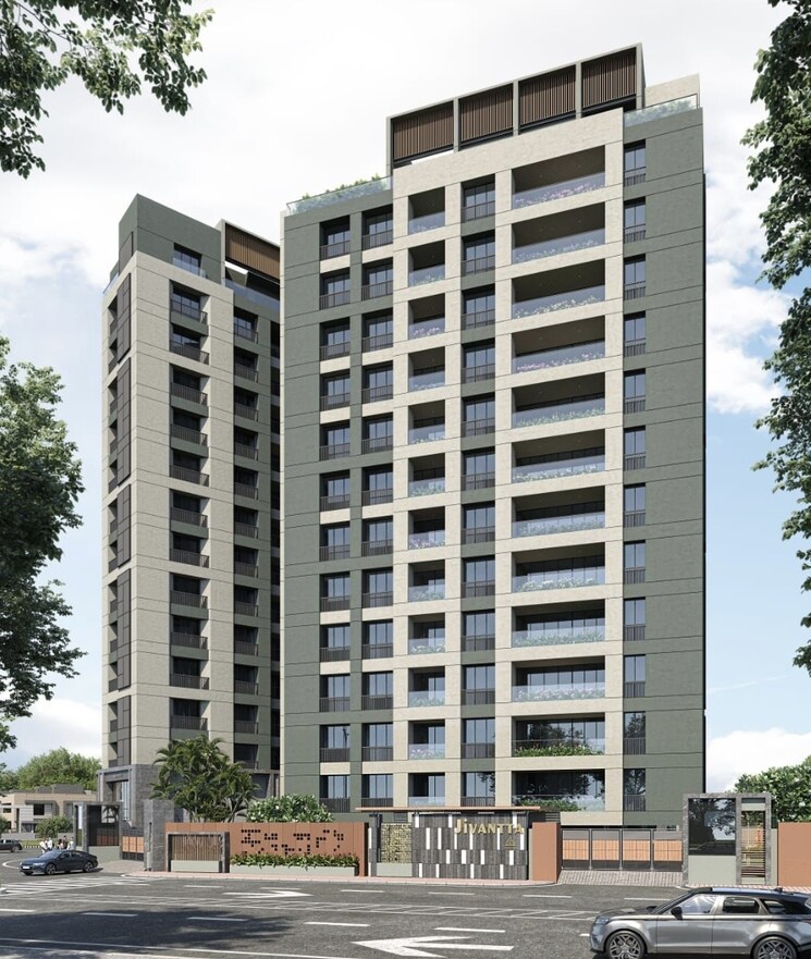 Exterior View, new althan 2 Bedroom 1250 Sq.Ft. Apartment In New Althan Surat 9195034