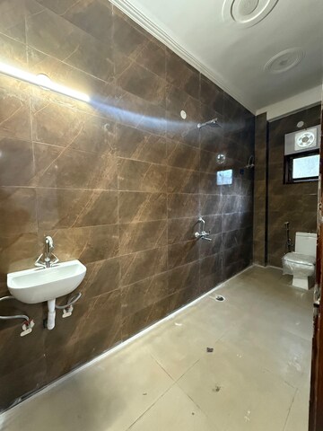Bathroom in 1 BHK Builder Floor at Chattarpur – for Rent