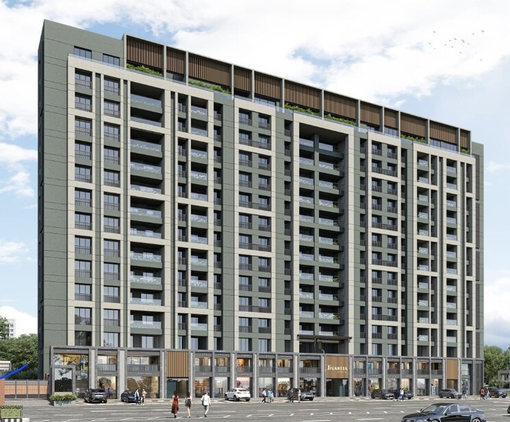 Exterior View, new althan 3 Bedroom 1850 Sq.Ft. Apartment In New Althan Surat 9195129