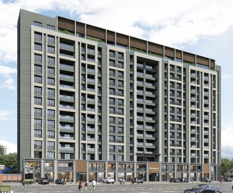 Exterior View, new althan 3 Bedroom 1850 Sq.Ft. Apartment In New Althan Surat 9195129