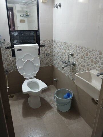 Bathroom in 1 BHK Apartment at Krishna Kunj Apartments Goregaon East, Goregaon East – for Rent