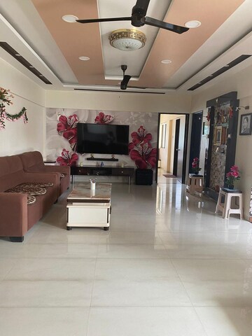 Living Room in 3 BHK Apartment at Gera Song Of Joy, Kharadi – for Rent