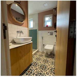 Bathroom in 2 BHK Apartment at Manik Moti Varsova, Versova – for Sale