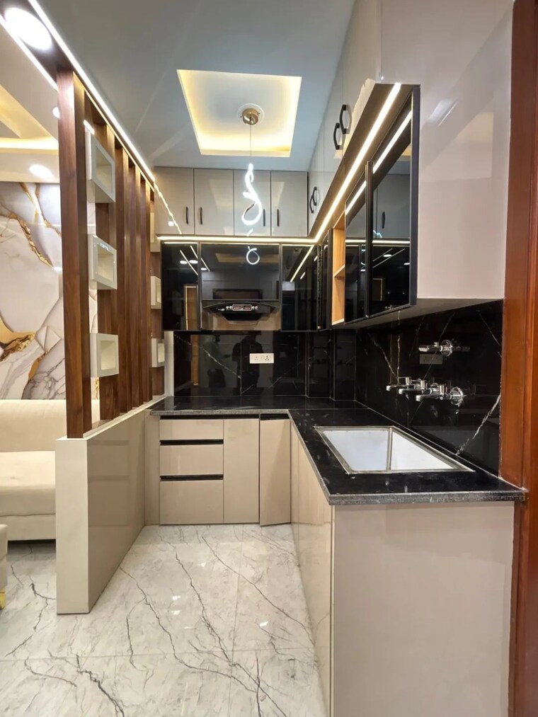 Kitchen, sa-homes-i 3.5 Bedroom 920 Sq.Ft. Builder Floor In Uttam Nagar Delhi 9195462