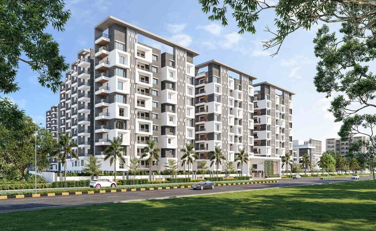 Exterior View, narenn-primark-inspira 3 Bedroom 1455 Sq.Ft. Apartment In Miyapur Hyderabad 9185324