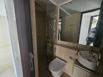 Bathroom in 3 BHK Apartment at Hiranandani Highland, Powai – for Rent