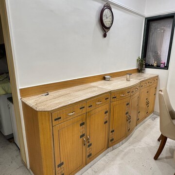 Kitchen in 3 BHK Apartment at Kalpataru Tarangan Shravan, Samata Nagar – for Rent