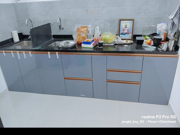 Kitchen, roshan-milestone 1 Bedroom 456 Sq.Ft. Apartment In Tathawade Pune 9195578