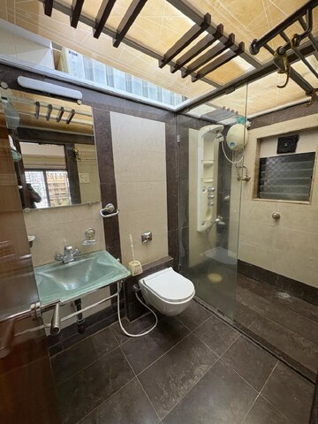 Bathroom in 2 BHK Apartment at Santacruz West – for Rent