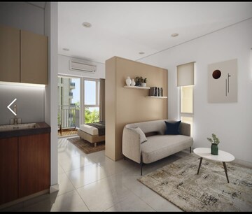 Living Room in Studio Apartment at Godrej Park Ridge, Manjari – for Sale