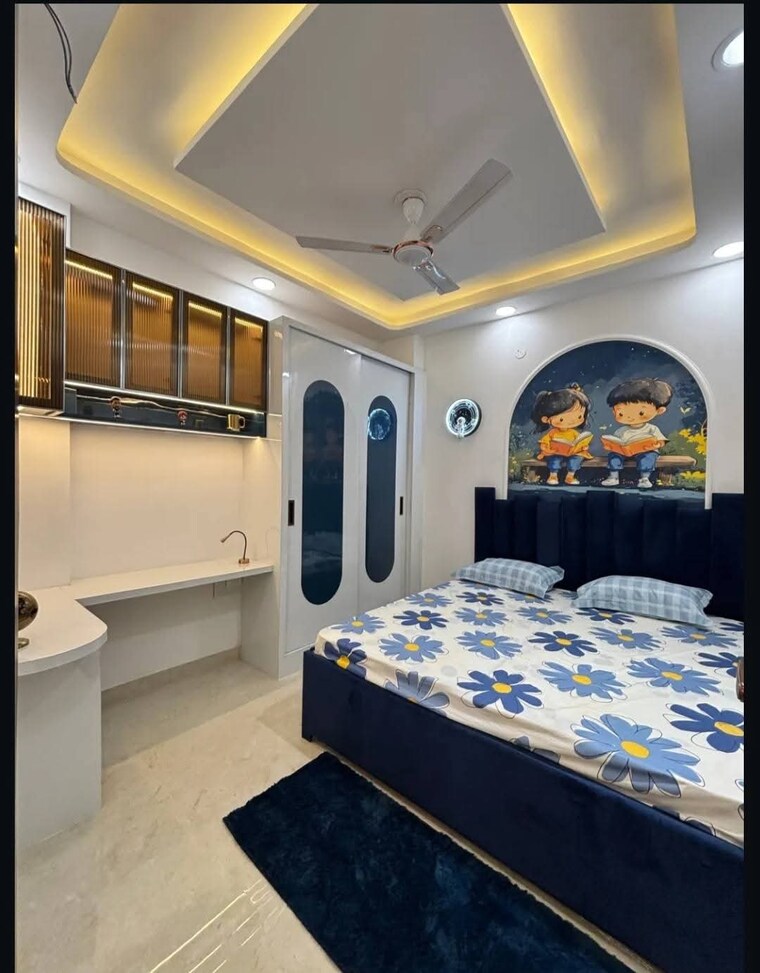 Bedroom, sa-homes-i 4 Bedroom 1355 Sq.Ft. Builder Floor In Uttam Nagar Delhi 9195745