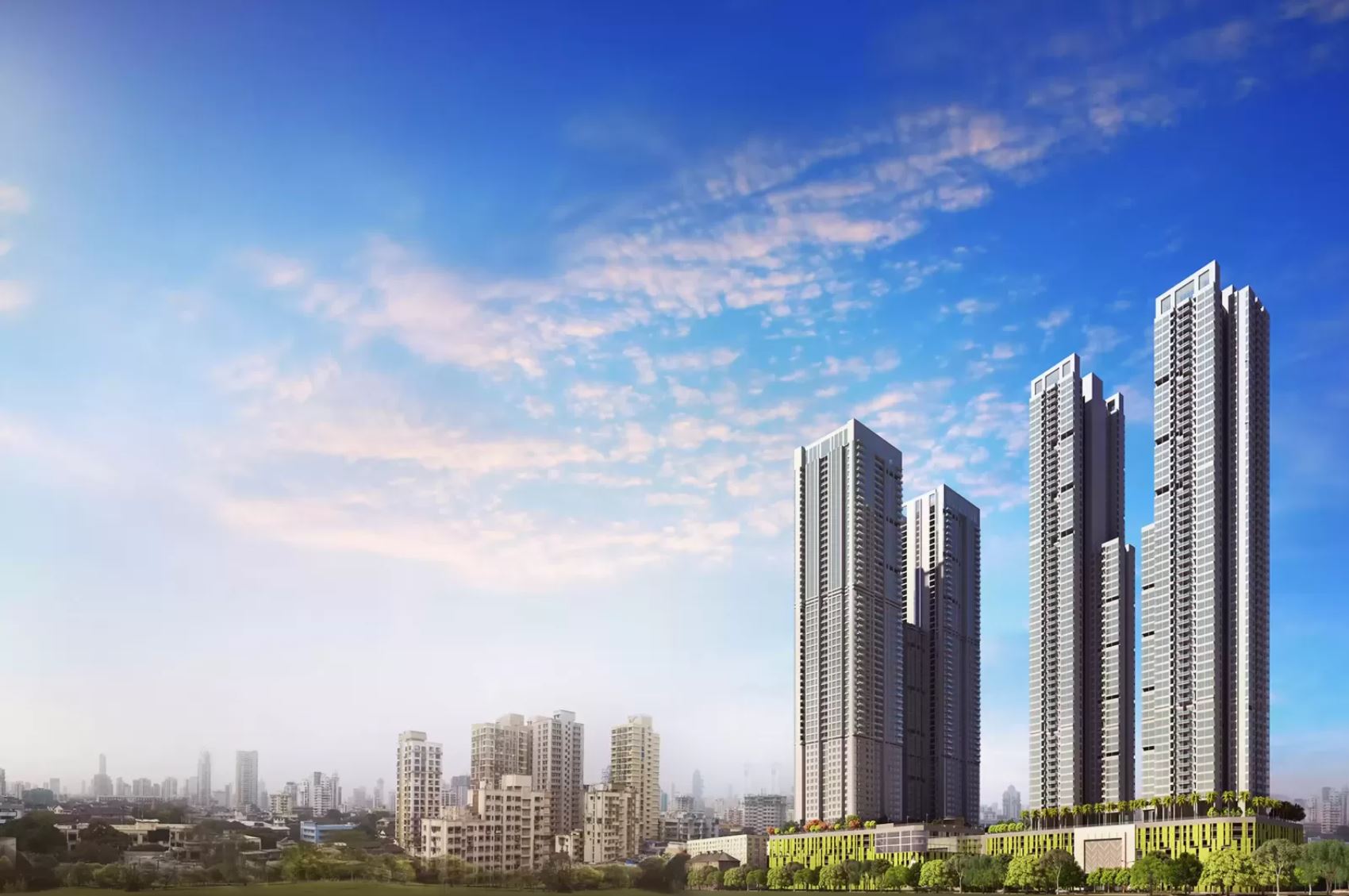 3 BHK + Servant Room 1194 Sq.Ft. Apartment in Marathon Montesouth 2