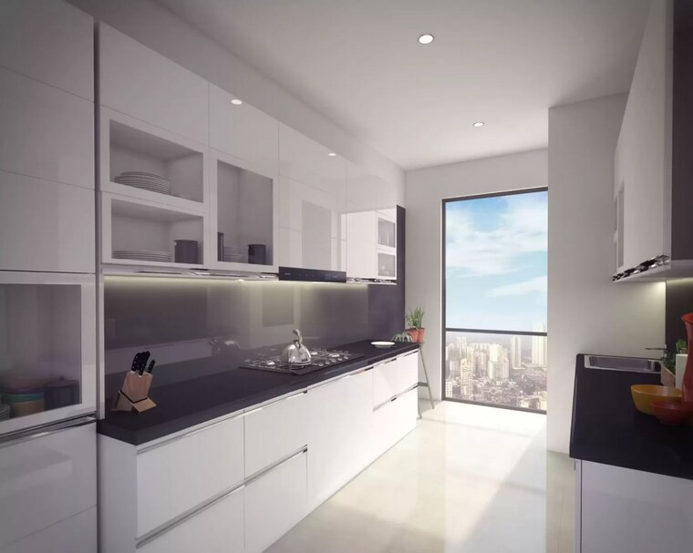 Kitchen, marathon-montesouth-2 3 Bedroom 1339 Sq.Ft. Apartment In Byculla West Mumbai 9195820